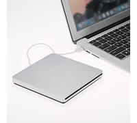 ZJchao Unidad de CD Externa, Computadoras con Unidad de CD/DVD Ranura Externa en USB 2.0 Grabadora de CD/DVD Unidad de DVD USB Externa con Grabadora de DVD Portátil Ultradelgada para