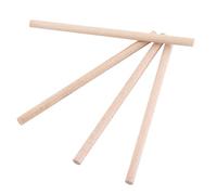 ZJchao Varilla de Pasador, Palos de Madera para Manualidades, 100 Piezas, Varillas de Pasador de Madera de 80 Mm, Palos de Redondos para Manualidades de, Decoración del Jardín del Hogar