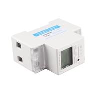 ZJchao Watthorimetro Energía 5-80A 5-80A DDM15SC LCD Pantalla Digital Monofásico Din Rail Medidor Electrónico de Energía KWh para un Monitoreo Preciso de la