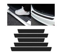 ZJCOZBH 5 Piezas Pegatina Umbral de Coche, para Renault Clio IV 2012-2016 Protector de Umbral de Puerta Antideslizante Antiarañazos Pedal Bienvenida Pegatinas