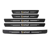 ZJCOZBH 5 Piezas Pegatina Umbral de Coche, para Smart Fortwo Forfour 453 451 452 450 454 Protector de Umbral de Puerta Antideslizante Antiarañazos Pedal Bienvenida Pegatinas,A