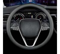 ZJCOZBH Funda de Volante, para Toyota RAV4 2010-2017 Antideslizante Duradera Todo Tiempo Protector Volante Coche, Cuero Funda de Volante de Coche