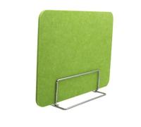 ZJEQZH Panel Divisor Acústico para Oficina - Tablero de Privacidad con Absorción de Sonido, Diseño de Clip para Mesas, Reduce Ruido en Salas de Estudio(Green - 2 pcs,40 x 50 cm)