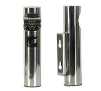 ZJFHEYUO Cenicero de Pared, cenicero de Pared con Cerradura de Acero Inoxidable para Exteriores, contenedor de Cenizas de Cigarrillos para Patio o Uso público.