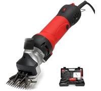 ZJFHEYUO Esquiladora eléctrica para ovejas y Cabras, Tijeras de Lana con Cuchillas Rectas y Curvas, 220 V/350 W