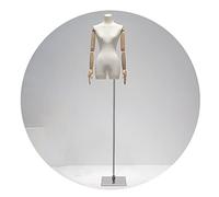 ZJFHEYUO Female Mannequin Torso Body, Dress Form Busts with Arms for Clothing Suit Display, Shop Window Linen Cover Dummy Model, 3 Styles