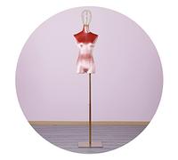 ZJFHEYUO Female Mannequin Torso Body, Dress Form with Smooth Microfiber Cover, Clothing Display Dummy Model for Dressmakers Fashion Students, 6 Colors