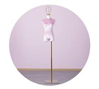 ZJFHEYUO Female Mannequin Torso Body, Dress Form with Smooth Microfiber Cover, Clothing Display Dummy Model for Dressmakers Fashion Students, 6 Colors