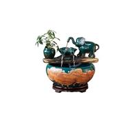 ZJFHEYUO Fuente de Escritorio, Fuente de cerámica de diseño Moderno, Elemento de Agua para Interiores, Mesa, Escritorio, decoración del hogar y Oficina.