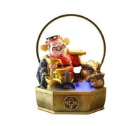 ZJFHEYUO Fuente de Escritorio, Fuente de Escritorio de relajación Feng Shui para la decoración de Interiores del hogar y la Oficina.