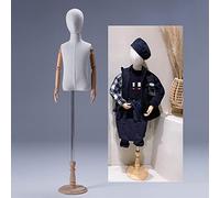 ZJFHEYUO Kid's Tailor Dressmakers Mannequin Dummy Children's Clothing Store Model Props Manikins Display Shelf Mannequin Stand