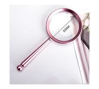 ZJFHEYUO Lupa de Lectura de Metal de Mano, Lupa de Mano Premium de Alta Potencia para niños, Personas Mayores, degeneración Macular, Lupa de Lectura para Ancianos.