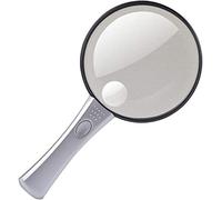 ZJFHEYUO Lupa, Lupa de Mano de 10 aumentos para niños y Ancianos, Lupa de Lectura con Lente óptica acrílica de 20 aumentos.