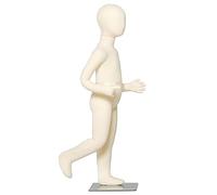 ZJFHEYUO Mannequin Torso Dress Form Mannequin Body Child Size Mannequin Full Body 1 2 3 4 5 6 7 8 9 10 11 12 13 14 Years Old Adjustable Flexible Clothing Form Mannequin,One Color-