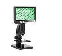 ZJFHEYUO Microscopio Digital EDM11S 2000X 7 IPS 12MP 1080P Cámara biológica de Laboratorio Lente Dual con Control Remoto