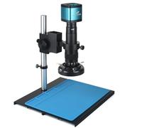 ZJFHEYUO Microscopio monocular Digital de 48 MP, 4K, USB, HDMI, VGA, Zoom Continuo de 180X, Montura C, Herramientas para reparación de teléfonos