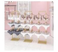 ZJFHEYUO Perchero para Tienda de Ropa, Soporte para lencería de Boutique, Perchero Nakajima de 3 Niveles para Sujetadores y Shorts, Expositor de Joyas, llaveros y Juguetes, Perch