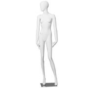 ZJFHEYUO Poseable Female Torso Body Mannequin White Superb Jewelry Clothing Dress Display Dress Model Detachable Arms Clothing Forms,Style1