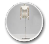 ZJFHEYUO Sewing Mannequin Female Mannequin Dress Form Torso, Display Mannequin Body with Wooden Arm, Adjustable Stand Tailors Dummy for Dress Jewelry Display,B,One Size