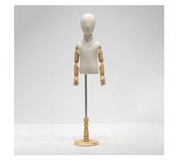 ZJFHEYUO Sewing Mannequin Kid Dress Form Toddler Clothes Mannequin Torso, Adjustable Height Children's Mannequin with Wooden Base for Apparel Scarf Window Shop Display, 135#,A,135