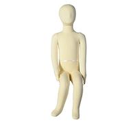 ZJFHEYUO Sitting 1 3 5 7 9 Years Old Kids Mannequins Unisex Child Pinnable Full Body Mannequin with Soft Arms & Legs for Shop Window/Christmas Installation,White-9 Years Old