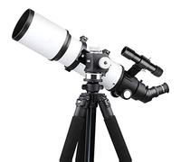 ZJFHEYUO Telescopio monocular, Refractor de 80 mm con trípode y buscador para Poca luz, Adaptador para Smartphone de Larga duración, Mochila y Filtro Lunar.