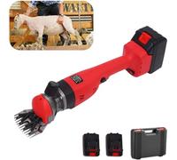 ZJFHEYUO Tijeras inalámbricas para ovejas, cortadoras eléctricas Profesionales para ovejas, Alpacas, Llamas, Perros Grandes, Granjas, Ganado, Trabajo Pesado, Potable, para animale