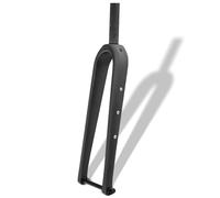 ZJHAHJY Bicicleta de Grava de Fibra de Carbono 700C, Freno de Disco rígido, Tubo cónico Recto de 8" y Horquilla Delantera con Eje pasante de 12 x 100 mm, Delantera rígida.