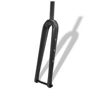 ZJHAHJY Bicicleta de Grava de Fibra de Carbono 700C, Freno de Disco rígido, Tubo cónico Recto de 8" y Horquilla Delantera con Eje pasante de 12 x 100 mm, Delantera rígida.