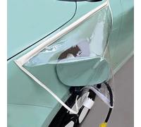 ZJHFDC Cubierta del Enchufe del Cargador EV para Mazda 6 2.0 M Hybrid, Cubierta Magnética Carga Vehículos Eléctrico Protectora Impermeable,B