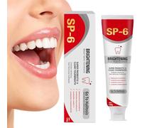 Zjhukfmc 2 x 120 g pasta de dientes blanca brillante, ultra blanqueadora, pasta de dientes natural de limpieza profunda, pasta de dientes de limpieza profunda para el cuidado bucal, pasta de