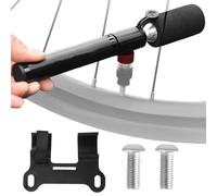 zjhukfmc Bomba de aire para bicicleta - Minibomba de aire portátil de CO₂, bomba de marcha rápida con válvulas dobles para scooter, motocicleta y bicicleta