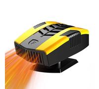 zjhukfmc Calefacción portátil para coche, secador de calor eléctrico | 12 V portátil giratorio 360 grados descongelante eléctrico para vehículos, coches y caravanas para limpieza de parabrisas en frío