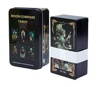 zjhukfmc Cartas de Tarot,Juego De Cartas Adivinatorias - Juego De Mesa para Predicciones En Reuniones Y Celebraciones con Mazo Adivinatorio