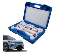 zjhukfmc Comprobador automático de de CA - Comprobador de diagnóstico de aire acondicionado de coche, kit de herramientas de prueba con regulador para la mayoría de los automóviles, monitoreo