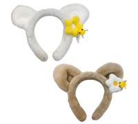 zjhukfmc Diademas Para Cabello de Mujer | Diademas De Felpa Estilo Retro,Accesorios De Pelo Con Orejas De Antideslizantes Para Lavado De Cara, Estilo Diario, Deporte, Spa Y Fiestas Para Mujeres Y