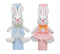 zjhukfmc Fundas para manijas de , suministros de conejo de Pascua, protector de puerta de refrigerador, para invierno, lavavajillas, congelador, propietarios, inquilinos, cocina, apartamento