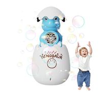 zjhukfmc Máquina de soplado automática,Lindo dinosaurio en forma de huevo luminoso | Juguetes portátiles para exteriores, jardín, piscina, camping, bañera y sólido