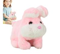 zjhukfmc Mascotas Interactivas para Niños, Peluche de Conejito Que Camina e Incluye Sonido, Juguete de Peluche Interactivo con Forma de Conejo, para Niñas Y Niños Regalo Cumpleaños Navidad Pascua