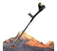 zjhukfmc Muletas de brazo | Muletas de apoyo de aluminio | Mango cómodo para adultos hombres mujeres rehabilitación movilidad discapacidad