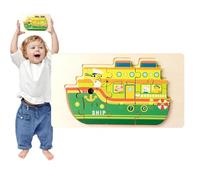 zjhukfmc Puzzles De Camión De Bomberos Juego de ingenio portátil para niños