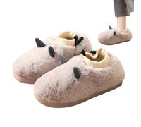 zjhukfmc Zapatillas calentadas recargables, calentador de pies recargable - Botines calefactores Zapatillas de felpa con calefacción eléctrica | Calentadores de pies USB de felpa, pantuflas peludas