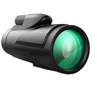 ZJHXPH Telescopio monocular Compacto de Alta Potencia con Ocular de visión Grande de 20 mm, Prisma BAK4, Lente FMC, monoculares para Adultos y niños, telescopio monocular 12x50