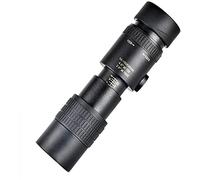 ZJHXPH Telescopio Telescopio Monocular 4K Zoom Binoculares Monoculares Telescopio de Bolsillo Compatible con Teléfonos Inteligentes para Tomar Fotografías 10-30 * 25 + Clip de Cámara + Tria