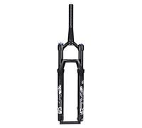 ZJIEDB Horquilla de suspensión neumática MTB de 26/27,5/29 Pulgadas, 110 mm de Recorrido, 1-1/8'' Recta/cónica, 9 mm de Bloqueo de Impulso, Manual/Remoto (Color: cónica, tamañ