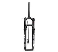ZJIEDB Horquilla de suspensión neumática MTB de 26/27,5/29 Pulgadas, 110 mm de Recorrido, 1-1/8'' Recta/cónica, 9 mm de Impulso, Bloqueo Manual/Remoto (Color: Recta, Talla 29'