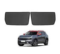 ZJIEX Parasol Coche Ventana Lateral Infantil para LYNK CO 01 CX11 2017-2023 Parasol Ventana Cortinas Magnética Protección UV Solar para Bebé y Mascotas Negro,Rear-window-2PCS