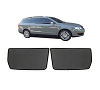 ZJIEX Parasol Coche Ventana Lateral Infantil para Passat B6 Variant 2005-2010 Parasol Ventana Cortinas Magnética Protección UV Solar para Bebé y Mascotas Negro,Rear-window-2PCS