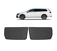 ZJIEX Parasol Coche Ventana Lateral Infantil para Passat B8 Variant 2016-2022 Parasol Ventana Cortinas Magnética Protección UV Solar para Bebé y Mascotas Negro,Rear-window-2PCS