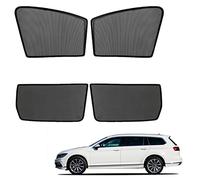ZJIEX Parasol Coche Ventana Lateral Infantil para Passat B8 Variant 2016-2022 Parasol Ventana Cortinas Magnética Protección UV Solar para Bebé y Mascotas Negro,Front-Window+Rear-window-4PCS